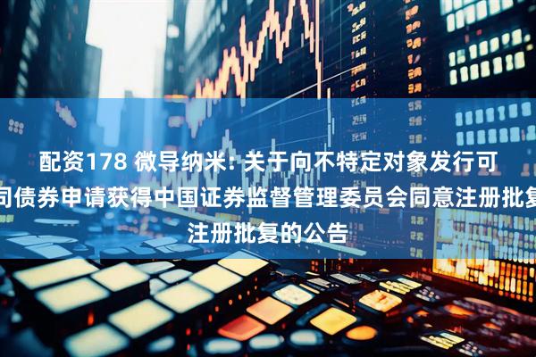 配资178 微导纳米: 关于向不特定对象发行可转换公司债券申请获得中国证券监督管理委员会同意注册批复的公告